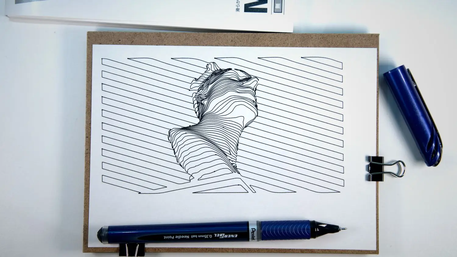 Kreative Illustration einer Blogger-Akademie